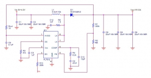 5V陞壓8.4V2A，高效率陞壓IC，可調限流