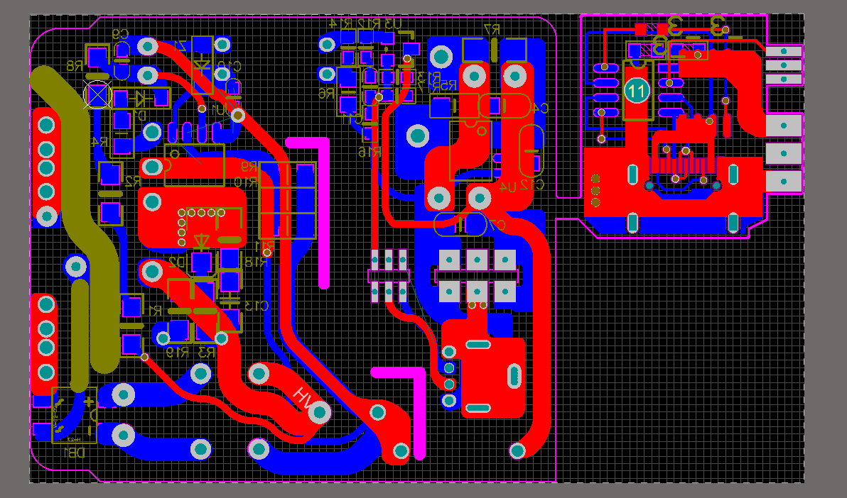 6605 PCB FP6605外圍最簡單的PD2.0快充協(xié)議IC,兼容QC3.0/2.0